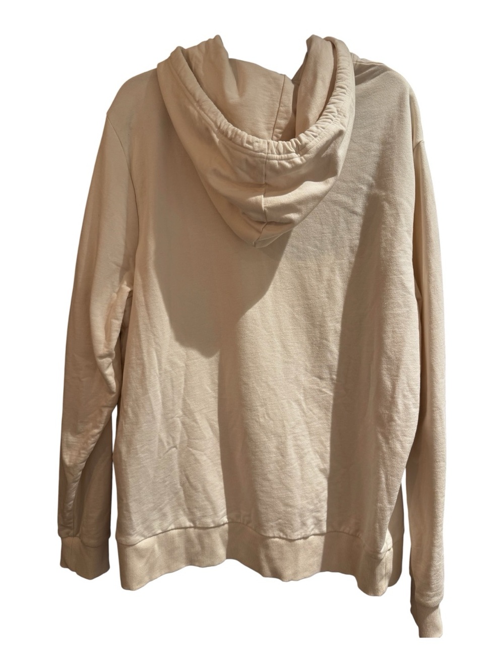NWOT Organic French Terry Pullover Cream Hoodie for WORLD TURTLE DAY! Men's XL🐢 - Picture 9 of 9